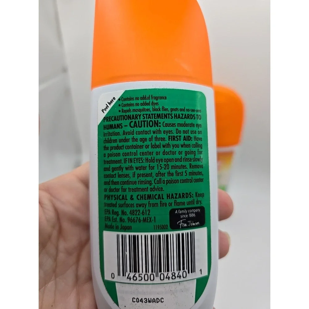 New 2x Off! Botanicals Insect Repellent IV Plant-Based‎ Pump Spray 4 fl oz